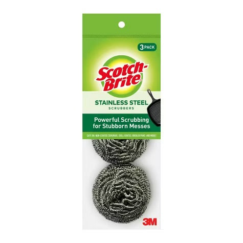 Scotch-Brite Stainless Steel Scrubbing Pads