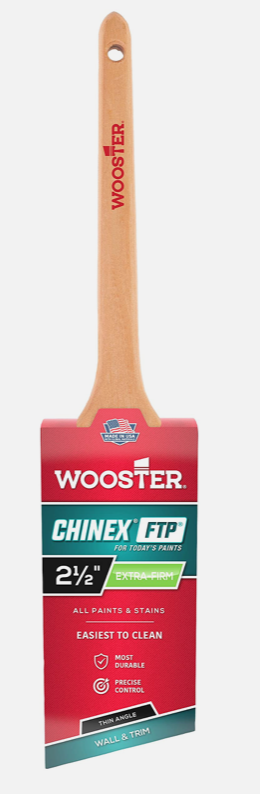 2-1/2″ Wooster Brush Company 4410 Chinex FTP Angled Sash Paint Brush