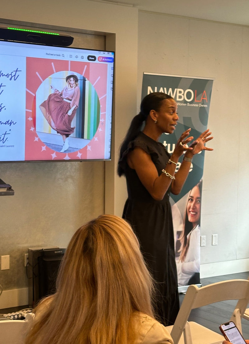 Ronda Jackson leading a workshop for NAWBO Los Angeles